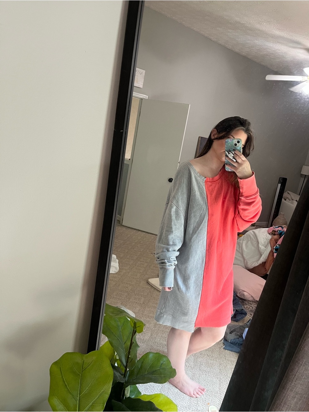 Free People Hoala Sweatershirt Dress size medium